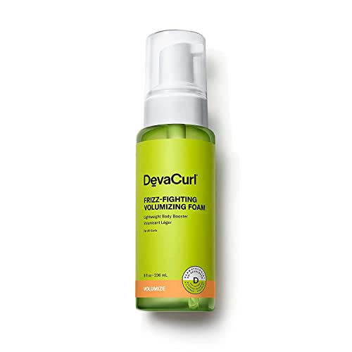 DevaCurl Frizz-Fighting Volumizing Foam, Lightweight Body Booster, 236mL