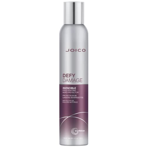 Joico Defy Damage Invincible Frizz-Fighting Bond Protector Spray, Anti Frizz, Smoothes & Shines, Hair Protectant, 180mL