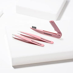 Tweezerman Exclusive Rose Tea Brow Sculpting Set