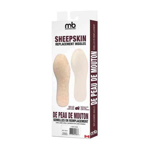 Moneysworth and Best Men's Sheepskin Insole, 12