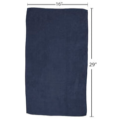 Fromm International Softees Towels with Duraguard, Navy, 10-Pack