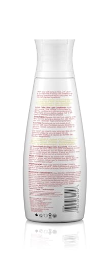 Live Clean Conditioner, Ultra Light Apple Cider, 350 mL