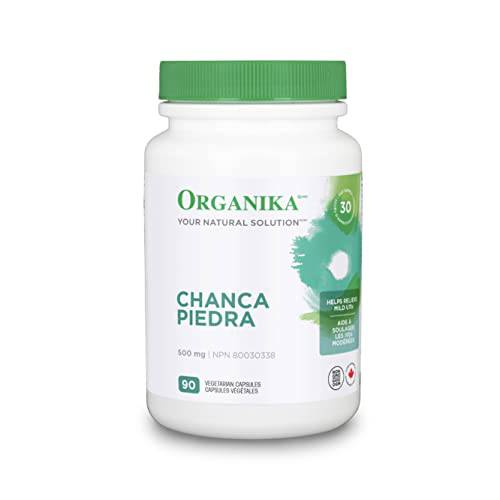 Organika Chanca Piedra 500 mg- UTI Support, Kidney and Urinary Support, Cleansing- 90 vcaps