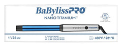 BaBylissPRO Nano Titanium Curling Wand, 1 inch barrel