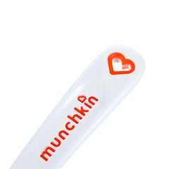 Munchkin White Hot Infant Safety Spoons, Orange/Pink/Green/Blue