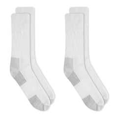 Dr. Scholl's Men's Advanced Relief Blisterguard Socks - 2 & 3 Pair Packs - Non-Binding Cushioned Moisture Management, White, 7-12