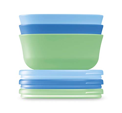 NUK Stacking Bowls, 3 Pack - Blue