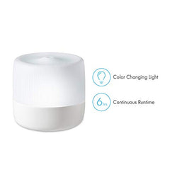 HoMedics, Ultrasonic Aroma Diffuser | 130mL Humidifying Diffuser with Color-Changing Light | Up To 6 Hours Continuous Runtime, 12 Hours Intermittent Runtime