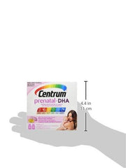 Centrum Prenatal+DHA Multivitamin Supplement with DHA/EPA Omega 3 Combo Pack, 120 Total Count