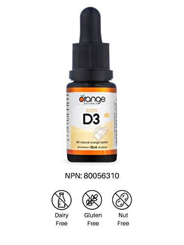 Kids D3 Drops 400 IU (natural orange flavour)