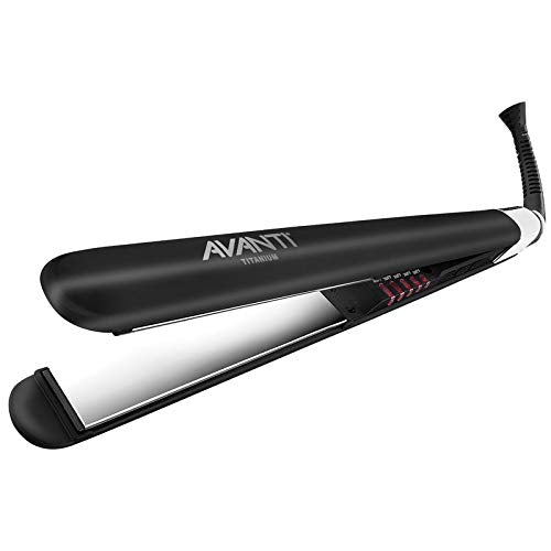 Avanti Titanium 1 inch Flat Iron with Matte Rounded Housing