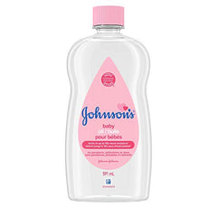 Johnson's Baby Oil, Mineral Oil Moisturizer and Baby Massage Oil, 591 ml