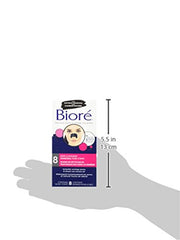 Bioré Deep Cleansing Charcoal Pore Strips for Instant Pore Unclogging and Blackhead Removal (8 Count)