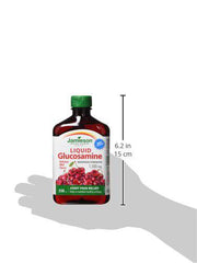 Jamieson Liquid Glucosamine 1,500 mg Maximum Strength - Wild Cherry Flavour, Gluten-Free, 350 ml (Pack of 1)