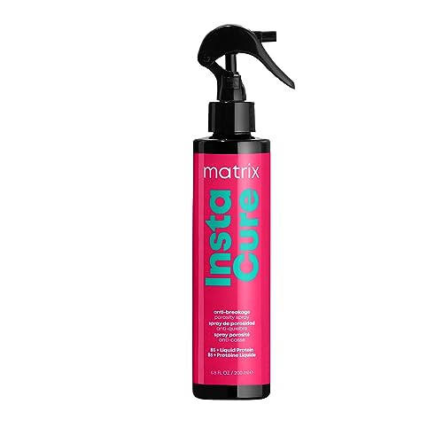 Matrix Instacure Anti-Breakage Leave-In Porosity Spray, Reduces Split Ends & Detangles, Repairs & Strengthens Hair, Anti-Frizz, For Dry, Damaged & Brittle Hair, 200ml (Packaging May Vary)