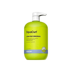 DevaCurl Low-Poo Original, Mild Lather Cleanser for Rich Moisture, 946mL