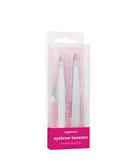 Amazon Basics Eyebrow Tweezers 2-Pack