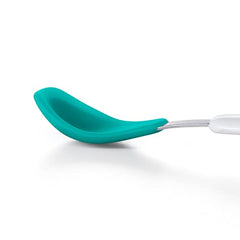 OXO Tot Feeding Spoon Set With Soft Silicone, Teal