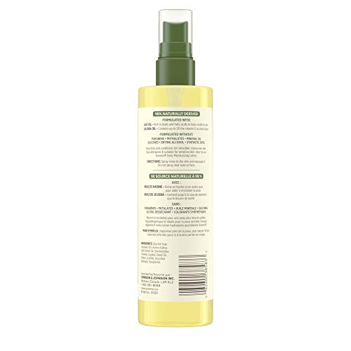 Aveeno Daily Moisturizing Oil Mist - Dry Skin, Sensitive Skin - Oat, Jojoba Oil - Hypoallergenic Body Oil - 200mL