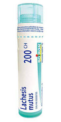 Lachesis Mutus (Mutus) 200ch, Boiron Homeopathic Medicine