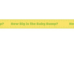 Baby Shower Bump Measuring Tape Game