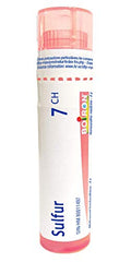 Boiron Sulfur 7ch / 7 C, 4g, Homeopthic Medicine, Multi Dose Tube By Boiron Canada 4 gram