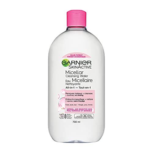 Garnier Micellar All-in-1 Cleansing Water for All Skin Types Including Sensitive, Gentle Makeup Remover, 700 Millilitre