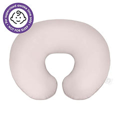 Boppy Nursing Pillow Organic Original Support, Sand, Ergonomic Nursing Essentials for Bottle and Breastfeeding, Firm Hypoallergenic Fiber Fill, with 100% Organic Cotton Nursing Pillow Cover