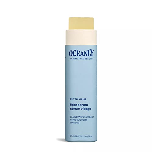 ATTITUDE Oceanly Face Serum, EWG Verified, Plastic-free, Plant and Mineral-Based Ingredients, Vegan and Cruelty-free Beauty Products, PHYTO CALM, Unscented, 30 grams