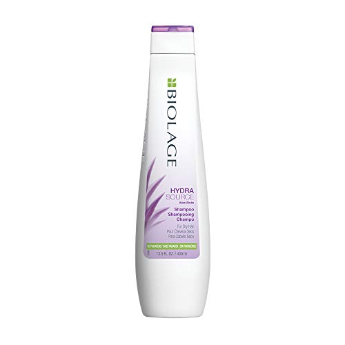 BIOLAGE HydraSource Shampoo, Shampoo For Dry Hair, Hydrates & Moisturizes Dry Hair, Paraben-Free Shampoo, 400 millilitres