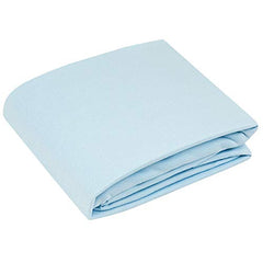 Kushies Baby Contour Change Pad Cover Ultra Soft 100% Cotton Flannel, Made in Canada, Blue Solid