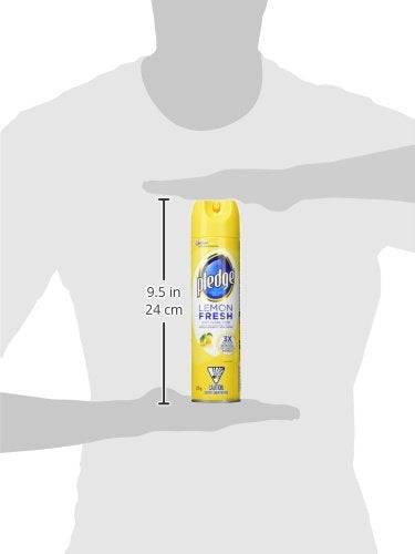 Pledge Furniture Polish and Multisurface Cleaner Spray, Lemon, 275g - Zecoya