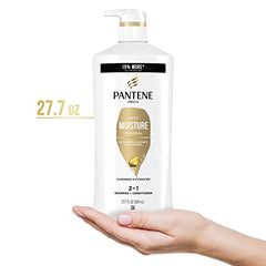 PANTENE PRO-V Daily Moisture Renewal 2 in 1 Shampoo + Conditioner Twin Pack, 27.7 fl oz/ 820 mL