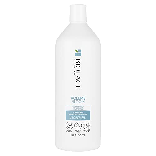 BIOLAGE Conditioner, VolumeBloom Volume Conditioner for Fine Hair, Nourishes and Adds Body, Hair Thickening Conditioner, Sulfate Free, Paraben Free, Vegan (Packaging May Vary)