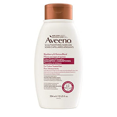 Aveeno Blackberry & Quinoa Strengthening Shampoo for Colour-Treated Hair, Moisturizing, Colour-Protecting, 354 milliliters