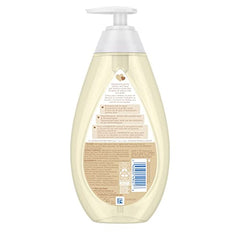 Johnson’s Skin Nourish Moisture Vanilla & Oat Body Wash - Baby Bath Skin Care - Sensitive Skin - 600 mL, Vanilla Fragrance