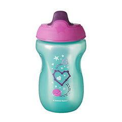 Tommee Tippee Non-Spill Toddler Sippee Cup, 9+ Months, 10 Oz, 3 Count, Girl