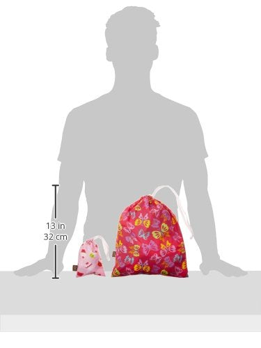 Kushies C3008G "On The Go" Wet Bag with Pacifier Pouch, Girl/Print May Vary