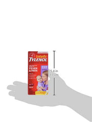 Tylenol Peds Tylenol Infants Acetaminophen Suspension Concentrated Drops, Dye-free Grape, 24 ml 24 milliliter