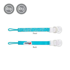 Medela Baby Pacifier Clip Holder | BPA-Free | Lightweight & Opens with One Hand | Universal Design fits most pacifiers | Blue