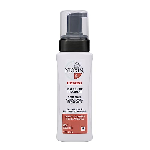 Nioxin System 4 Scalp & Hair Treatment, Color Treated Hair with Progressed Thinning, 6.8 oz