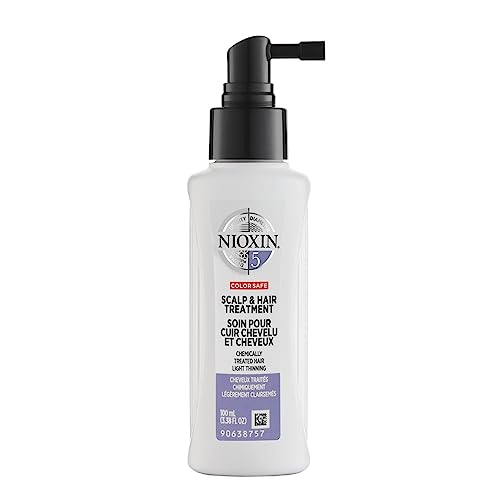 Nioxin System 5 Scalp & Hair Treatment, Bleached & Chemically Treated Hair with Light Thinning, 3.4 oz