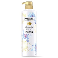 Pantene Sulfate Free Conditioner, Illuminating Hair Color with Biotin, Safe for Color Treated Hair, Nutrient Blends, 400 mL