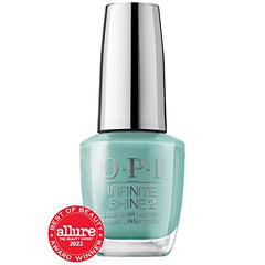 OPI Infinite Shine 2 Long-Wear Lacquer, Closer Than You Might Belém, Green Long-Lasting Nail Polish, Lisbon Collection, 0.5 fl oz