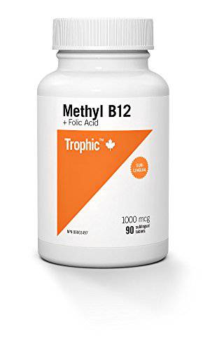 Trophic Methyl B12 + Folic Acid, 90 Count