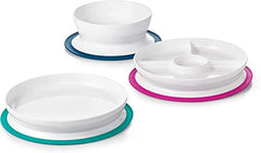 Oxo Tot Stick & Stay Plate, Pink, Suction Plate (61120800)