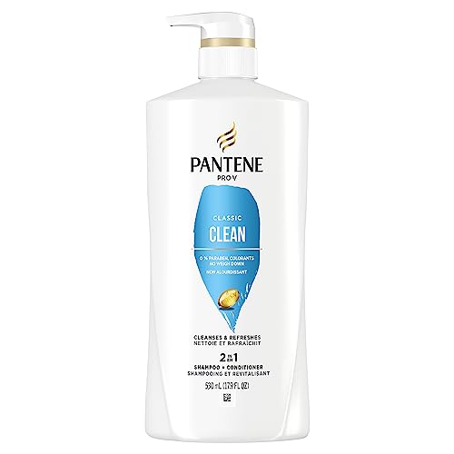 PANTENE PRO-V Classic Clean 2in1 Shampoo + Conditioner, 17.9oz/530mL