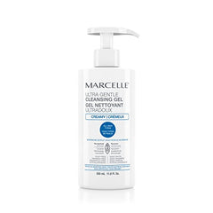 Marcelle Ultra-Gentle Cleansing Gel, Creamy, All Skin Types, Facial Cleanser, Hypoallergenic, Soap-Free, Paraben-Free, Fragrance-Free, Tested On Sensitive Skin, Cruelty-Free, 350 mL