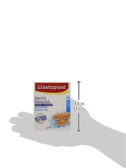 Elastoplast Plastic Water-Resistant Bandages | 50 spots, beige | All purpose | Discreet size | Protect small wounds | Strong Adhesion | Water-resistant | Repel Water and Dirt | Bacteria Shield | Latex Free