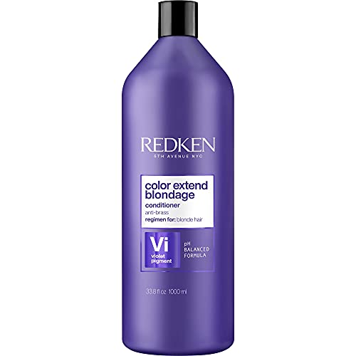 Redken Color Extend Blondage Color-Depositing Conditioner (for Blondes), 33.799999999999997 ounces, 33.8 fluid_ounces (233074)